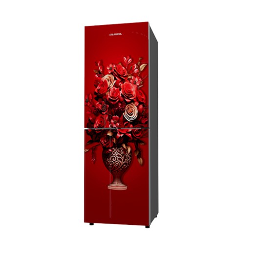 JE6-BM2F6QD Red Flower jamuna Refrigerator