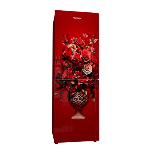 JE6-BM2F6QD Red Flower jamuna Refrigerator