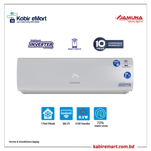 JEDC-12SMART-1Ton (Inverter,Wi-Fi) Jamuna Air Conditioner