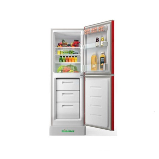 Minister M-175G NEW RED WITH FLOWER Minister Refrigerator