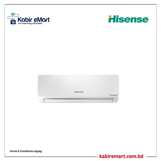 Hisense 1 Ton Inverter AC (Split Type Full DC AS-12TW4RYETD00BU)