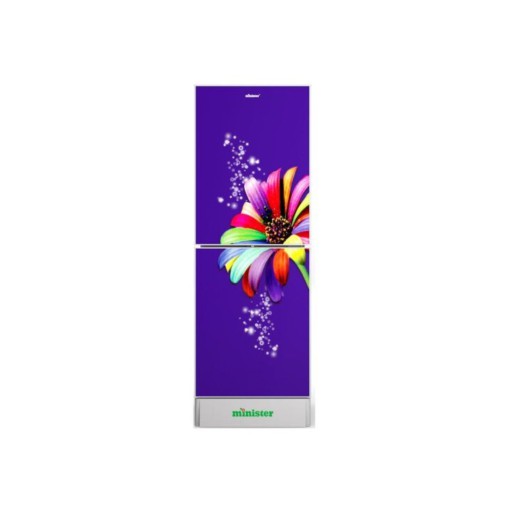 MINISTER M-254 PURPLE RAINBOW FLOWER Minister Refrigerator