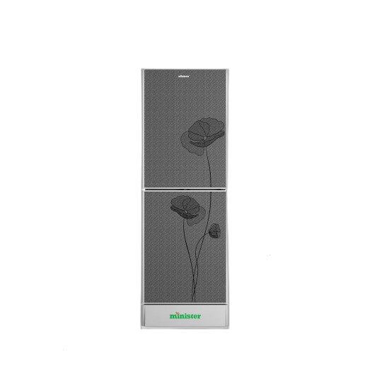 MINISTER M-306 SILVER LOTUS Minister Refrigerator