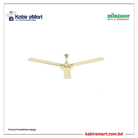 Minister Galaxy Ceiling Fan 56″ yellow Gold