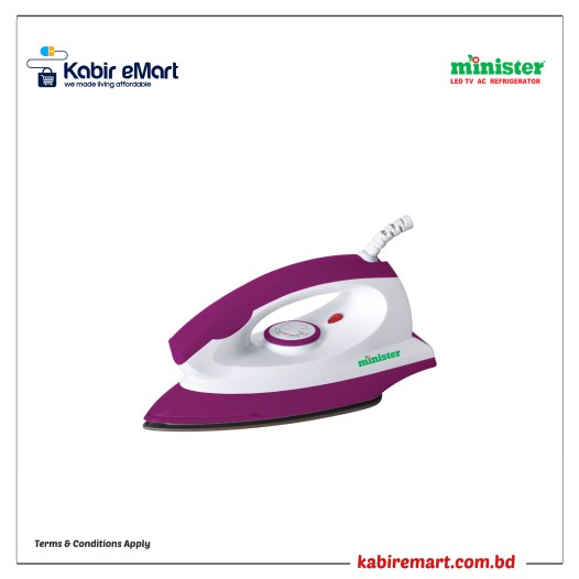 Minister Iron YPF-631 PURPLE Dry Iron