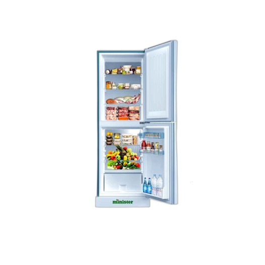 MINISTER M-350 OCEAN BLUE WITH FLOWER  Minister Refrigerator