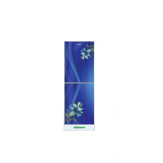 MINISTER M-350 OCEAN BLUE WITH FLOWER  Minister Refrigerator