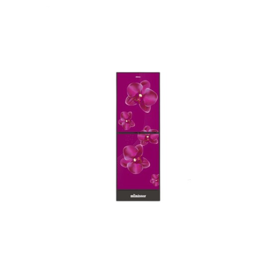 Minister M-350 ORCHID (BLACK MATCH) Minister Refrigerator