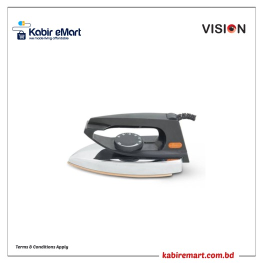 VISION Electronic Iron 1200W Shock and Burn Proof  VIS-DEI-004