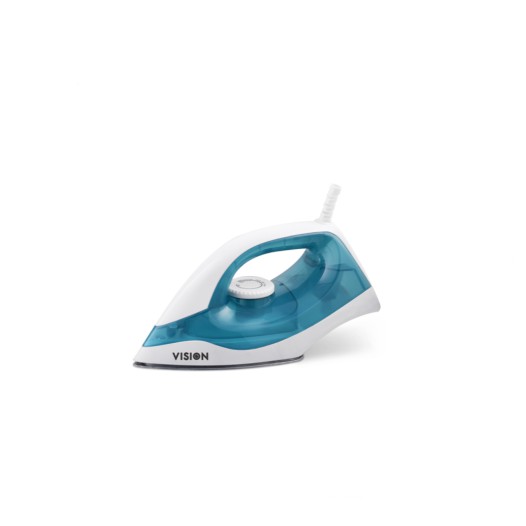 Vision Light Weight Electric Iron 1000W with Overheat Protection VIS-DEI-009 Blue