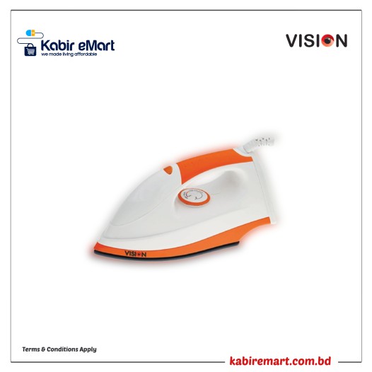 VISION Dry Electric Iron VIS-YPF 633 Orange