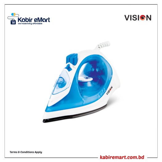 Vision Electric Iron 1800W with Overheat Protection VIS-SEI-002 Blue