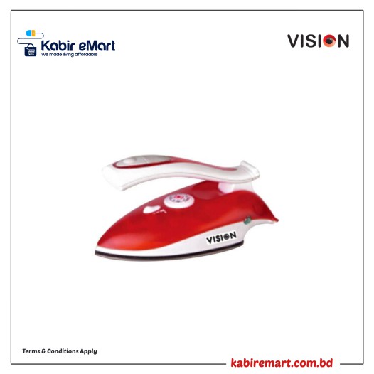 VISION Electronic Iron VIS-TEI-003 Burgundy