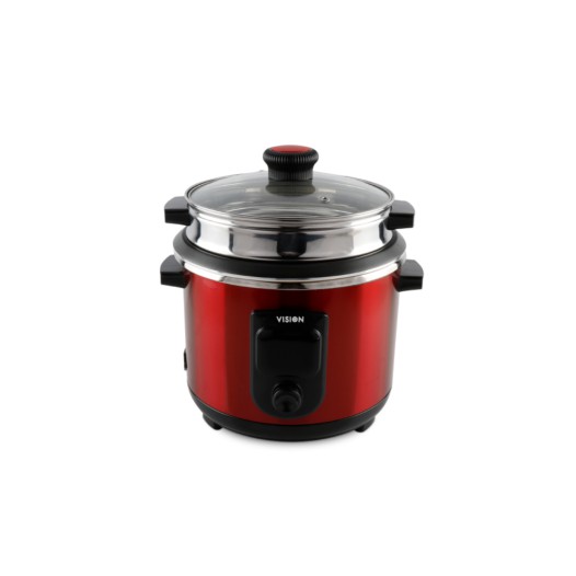 Vision RC- 1.8 L Premium SS Red (Double Pot)