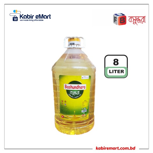 Bashundhara Fortified Soybean Oil 8 ltr