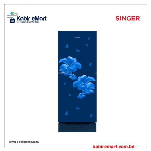 SINGER Top Mount Refrigerator 180 Ltr FTDS185-BUG  Blue Refrigerator