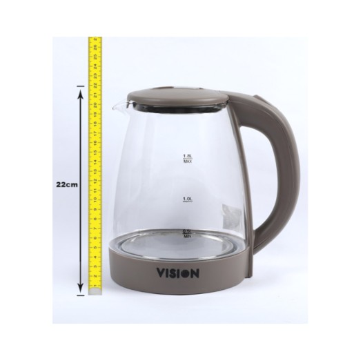 Vision Electric Kettle 1.8 Liter VIS-EK-018 (Glass)