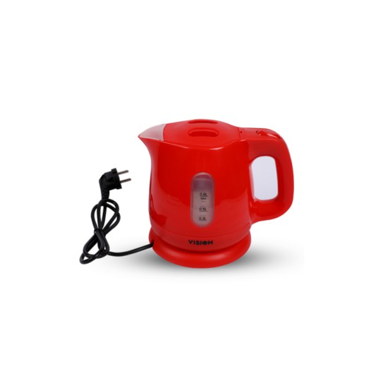 VISION Electric Kettle 0.8 Liter Red (VSN-EK-01)