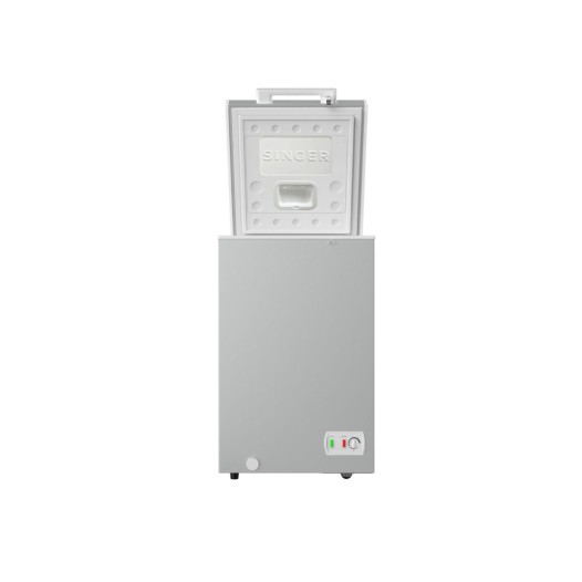 SINGER Chest Freezer 200 Ltr  230-GY Silver Refrigerator