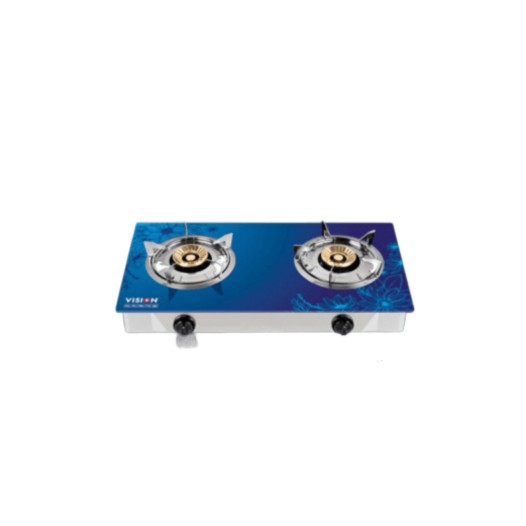 VISION LPG Double Glass Gas Stove Sky 3D