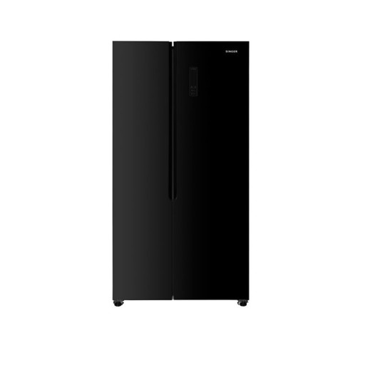 SINGER Side by Side Inverter Refrigerator 532 Ltr SBSNS521NBG  Black Refrigerator