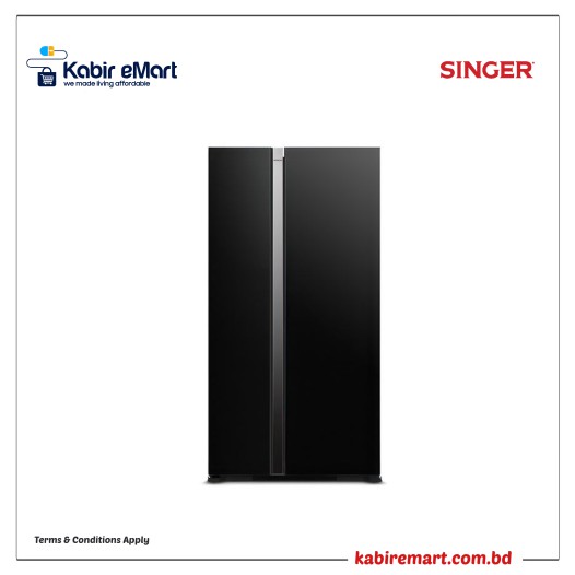 HITACHI Side by Side Refrigerator 595 Ltr  R-S800PB0 Black Refrigerator