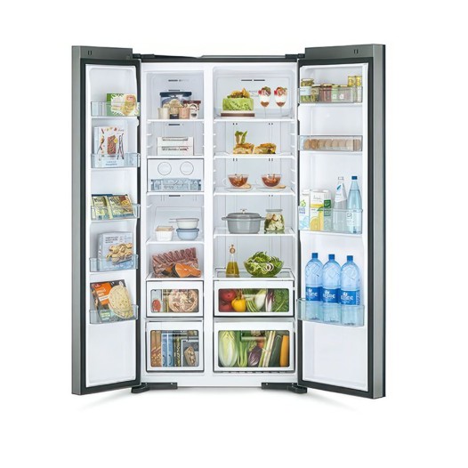 HITACHI Side by Side Refrigerator 595 Ltr  R-S800PB0 Black Refrigerator