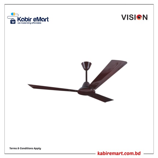 VISION Glitter Ceiling Fan 56 Maroon