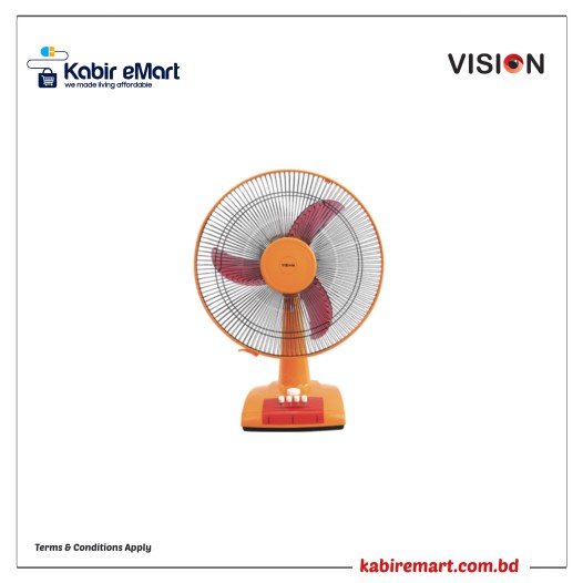 VISION Table Fan 16X Knife Orange