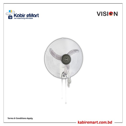 VISION Wall Fan 18X Knife Gray