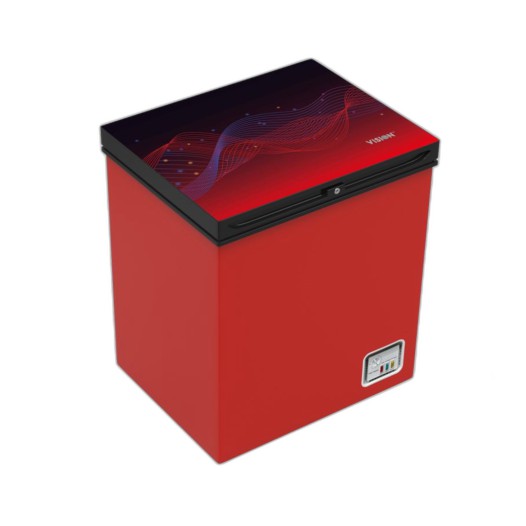 VSN GD Chest Freezer RE-150L Maple Leaf Red Wave Vision Refrigerator