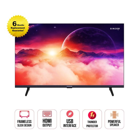 SINGER Frameless LED TV S32 32E3AHDTV Television