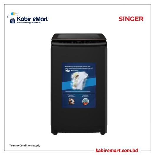 BEKO Auto Top Loading Washing Machine  8.0 KG  WTL80IH12PB Singer Washing Machine