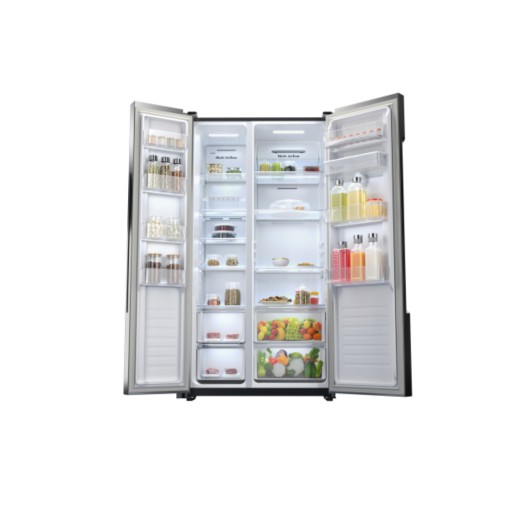 VISION Glass Door Refrigerator Side By Side Inverter SHR 566 Liter