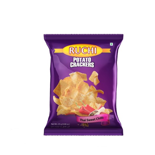 Ruchi Potato Crackers, Thai Sweet Chilli, 25gm