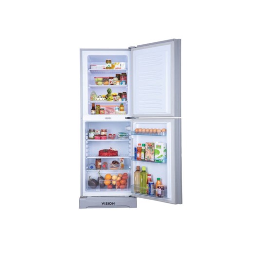 VISION Glass Door Refrigerator RE-222 Litre Lily Orange Top Mount