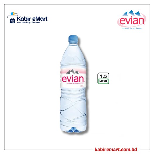 Evian Natural Mineral Water 1.5L