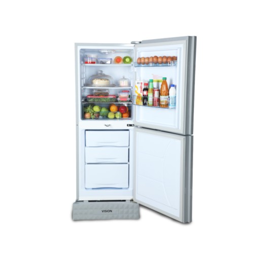 VISION Glass Door Refrigerator RE-185L Dahlia RE-d Bottom Mount