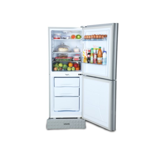 Vision Glass Door Refrigerator RE-160L Blue FL-BM