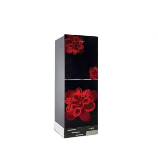 VISION GD Refrigerator RE-252L Red Rose Flower-BM