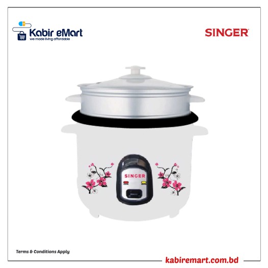 SINGER Rice Cooker 2.8L-SRCDB888CHAMP (Double Pot)