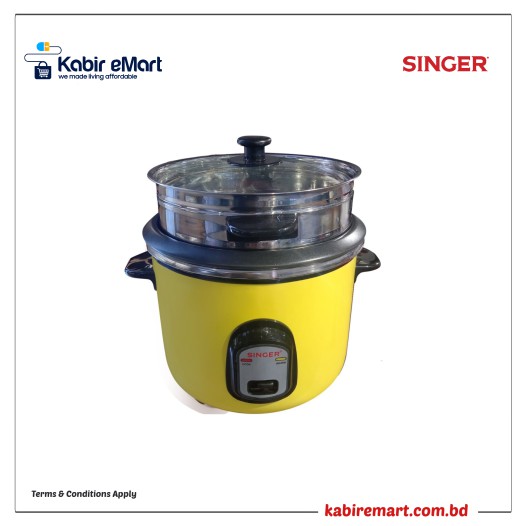 SINGER Rice Cooker 1.8L-SRCDB1800EXPRESS (Double Pot)