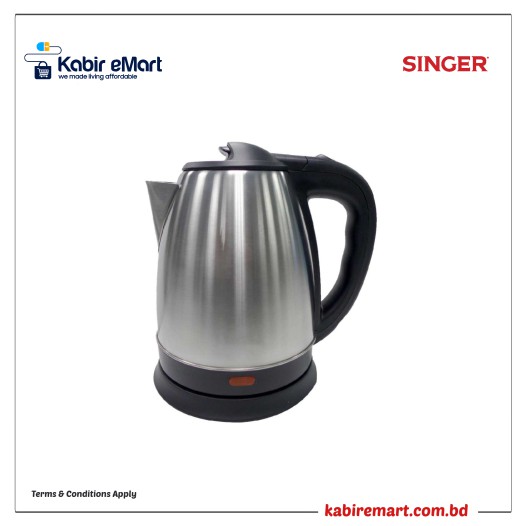 SINGER Electric Kettle  1.5L  KESX4116-SS