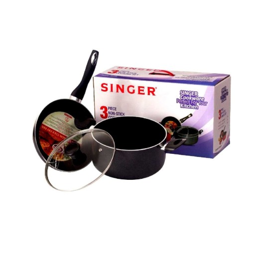 SINGER Non Stick Cooking Giftbox  3 Pcs  Kitchen Cookware