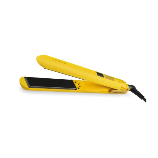 SINGER Hair Straightener Botanika Yellow