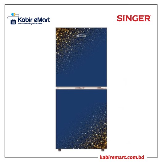 SINGER Top Mount Refrigerator  243 Ltr  BCD-243R-NG Blue Refrigerator