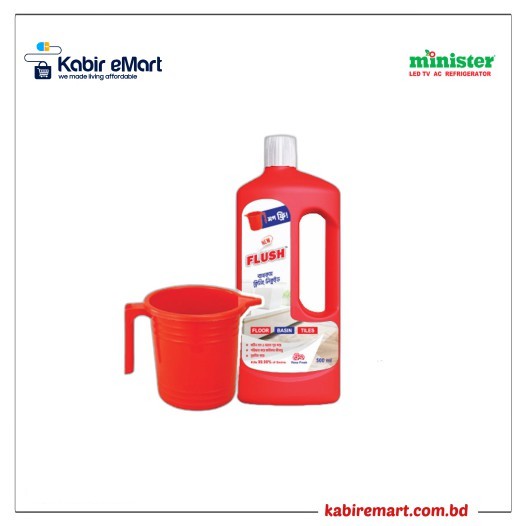 FLUSH BATHROOM CLEANING LIQUID-500ml Minister Toilet Cleaners