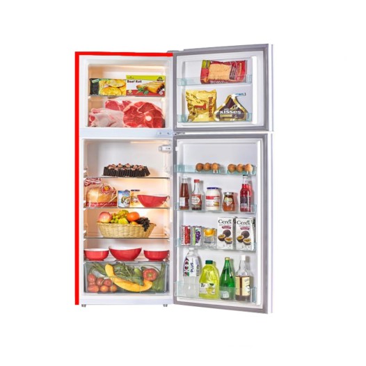 JR-UES633300 Glossy Shining Red Flower Jamuna Refrigerator