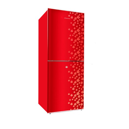 JR-UES632900-Glossy Shining Red Flower Jamuna Refrigerator