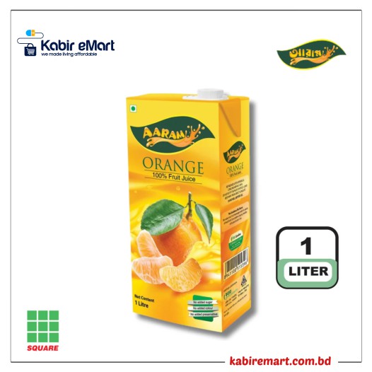 Aaram Orange 100% Fruit Juice 1L